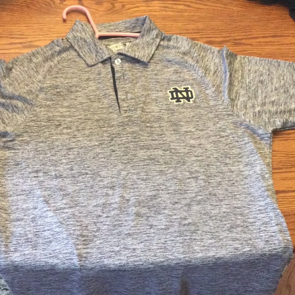 Notre dame Campus heritage mens medium golf shirt